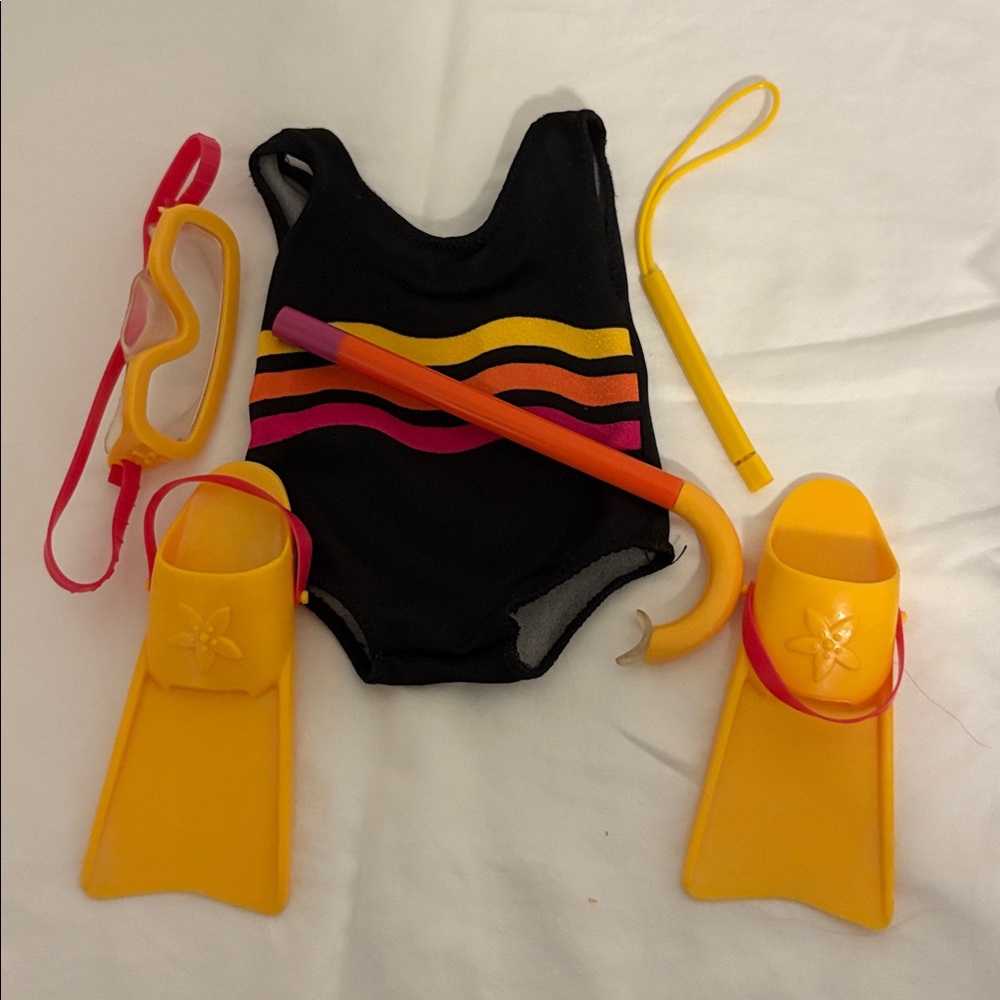 American Girl/ Pleasant Company complete swim set - Rare